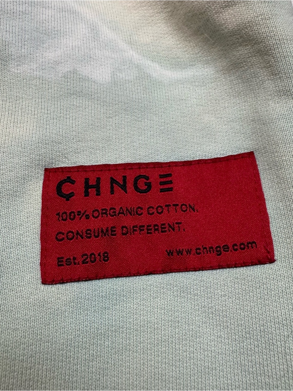 CHNGE Unisex Mint Green Organic Cotton Tie Dye Sweatpants Size: Small - Picture 2 of 11
